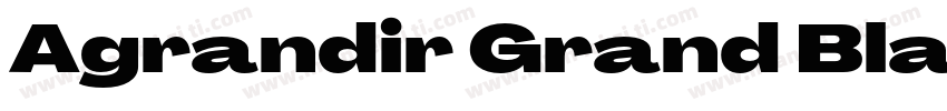 Agrandir Grand Black字体转换